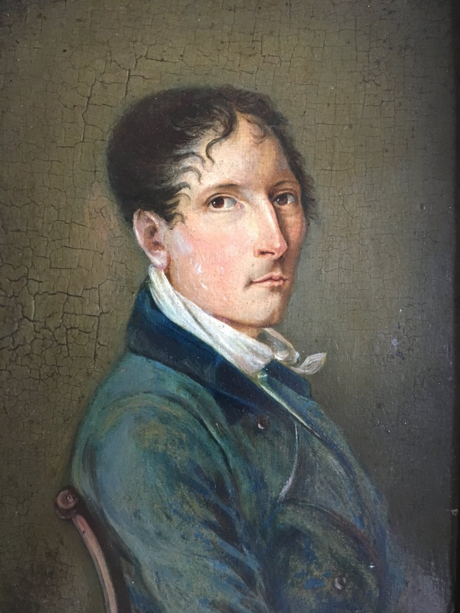 Portrait d'Homme XIX Empire Noble