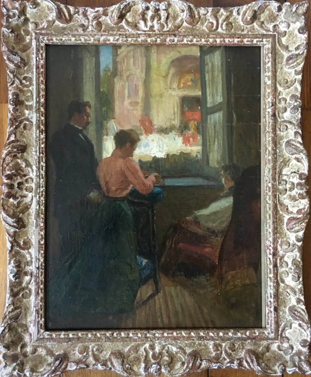 Impressionnisme Scène d'Intérieur 