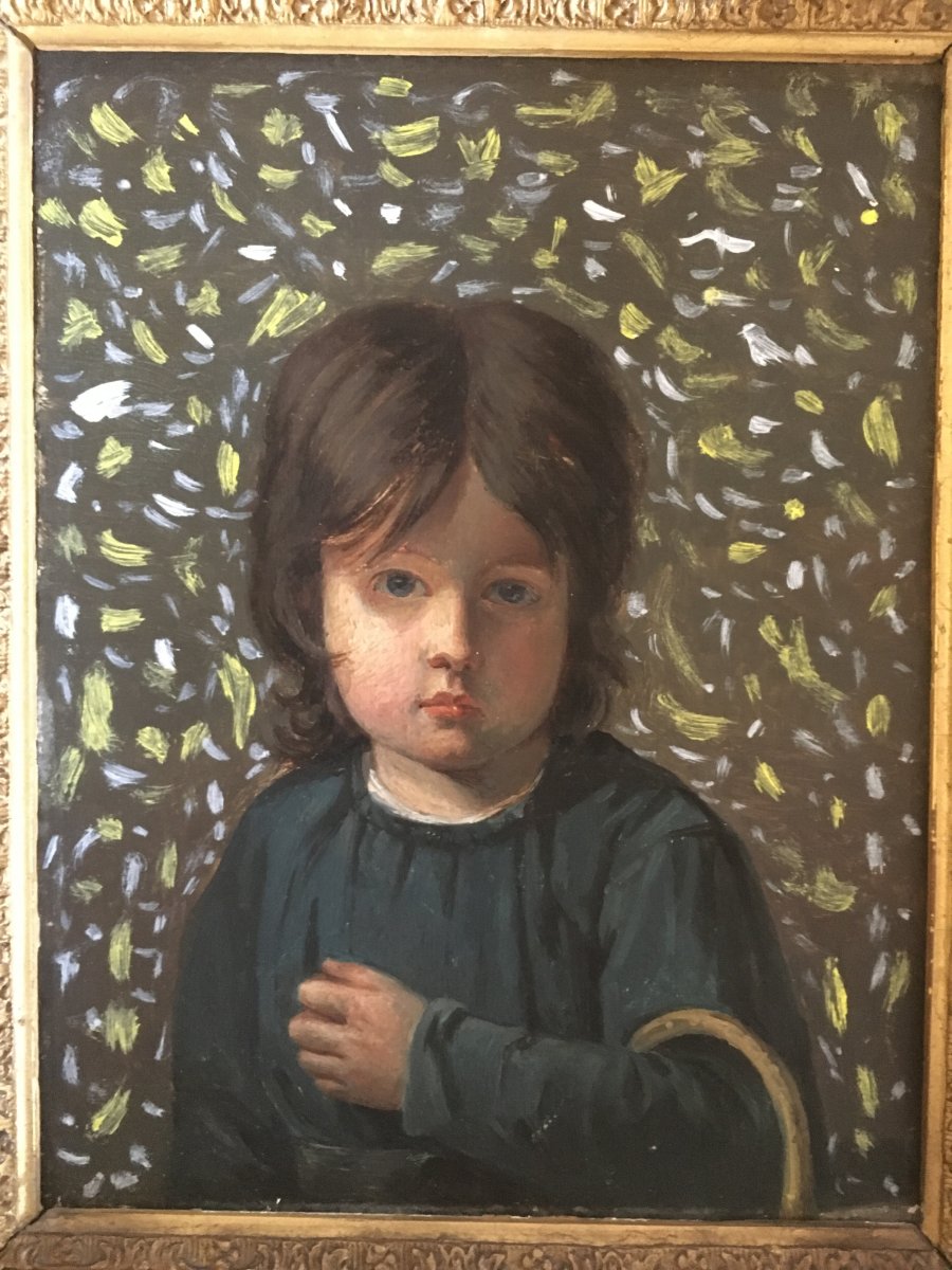 Impressionist Child Portrait