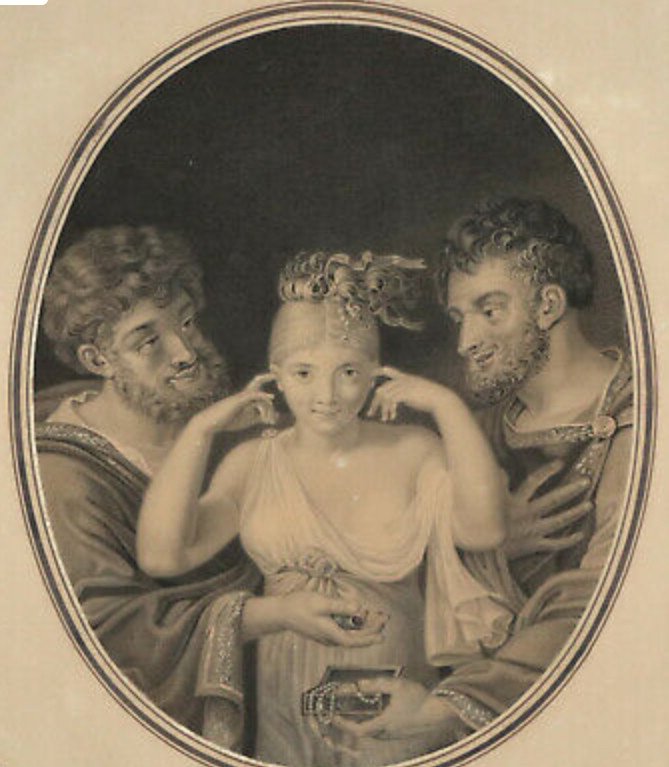 Old Drawing XIX The Temptation - Curiosa