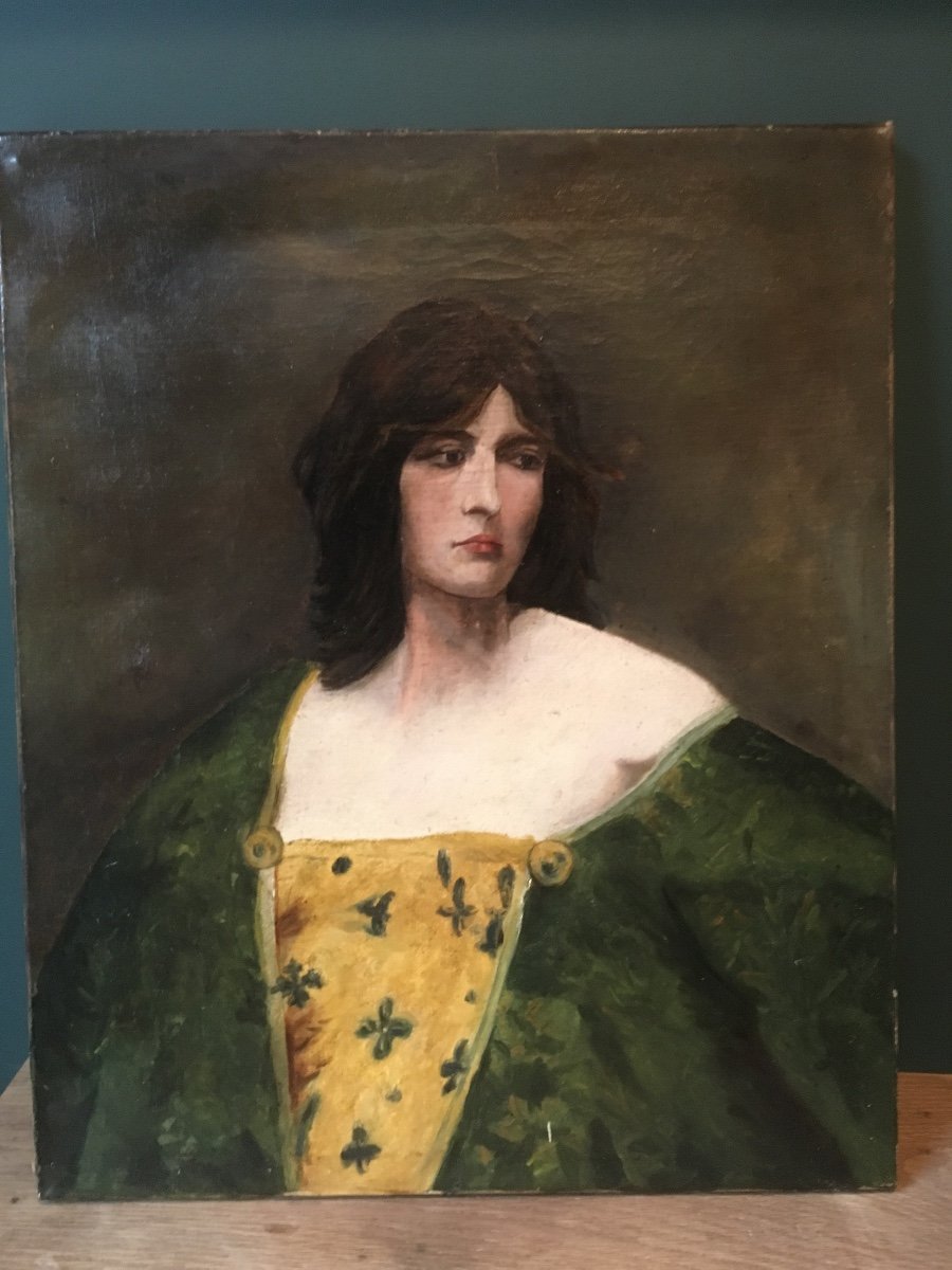 Portrait Of Woman Actress 1900-photo-3