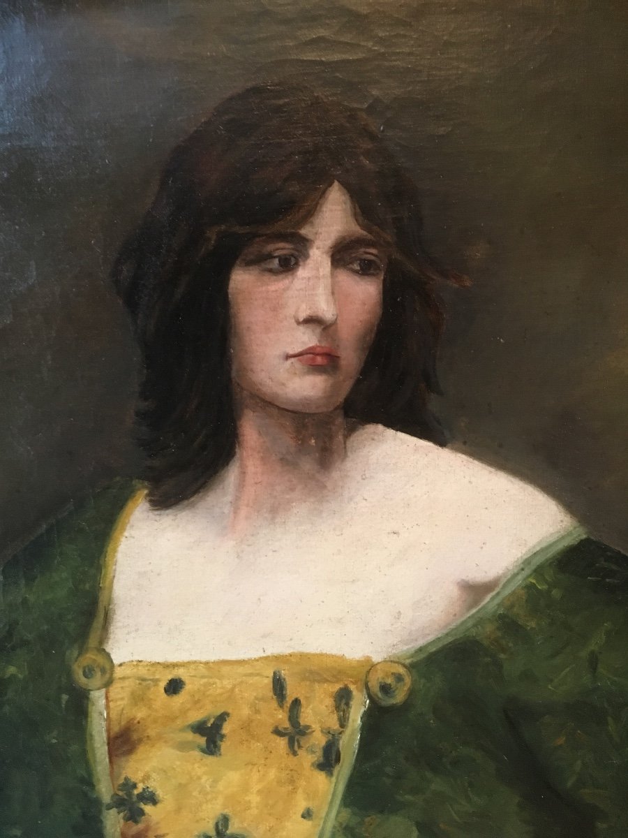 Portrait Of Woman Actress 1900
