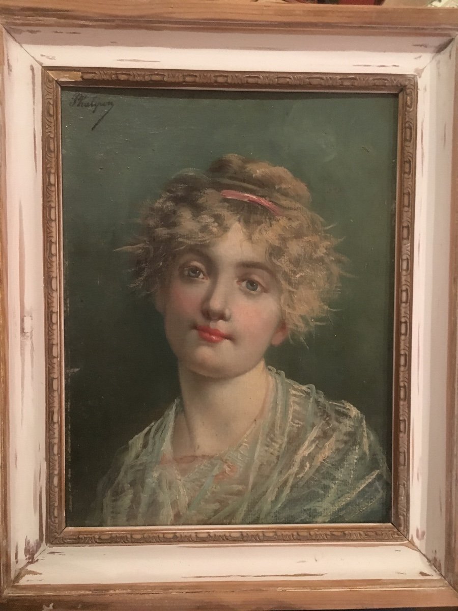 Portrait De Jeune Femme - Phalibon