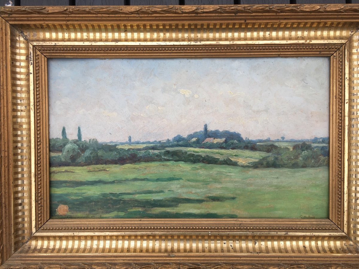 Georges Duhain Paysage Impressionniste Bourgogne