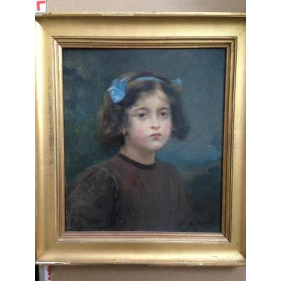 portrait jeune fille aux noeuds