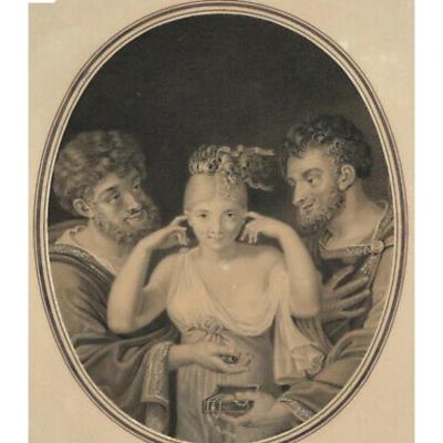 Old Drawing XIX The Temptation - Curiosa