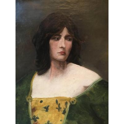 Portrait Of Woman Actress 1900
