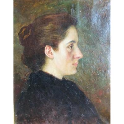 Impressionist Woman Portrait