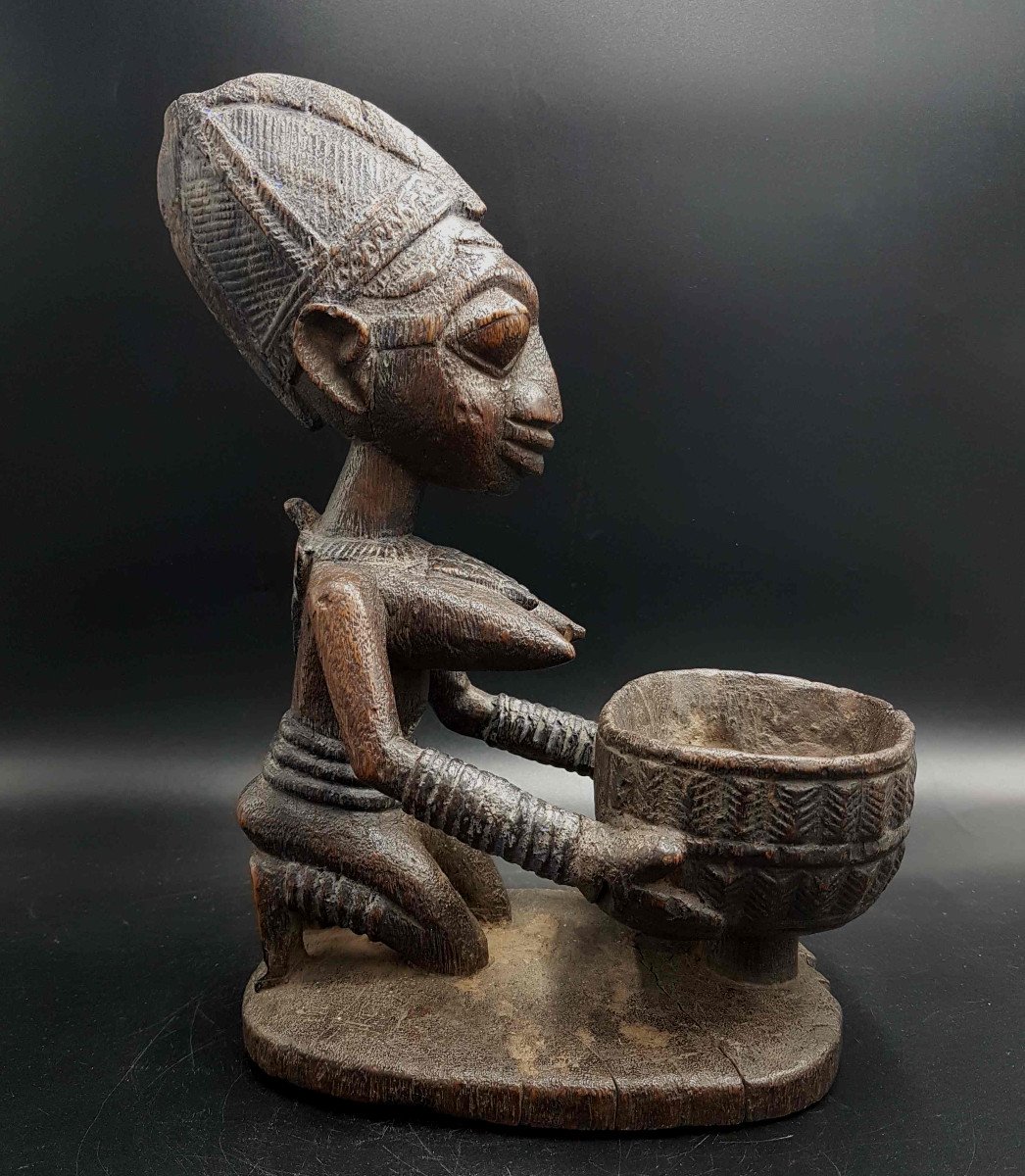 Cup Carrier, Yoruba People, Benin Or Nigeria-photo-2