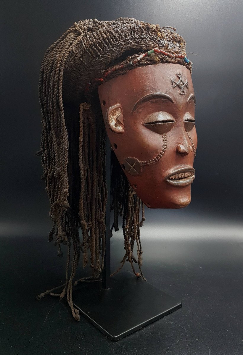 Mwana Pwo Mask, Tckokwe / Chokwe People, Drc-photo-2