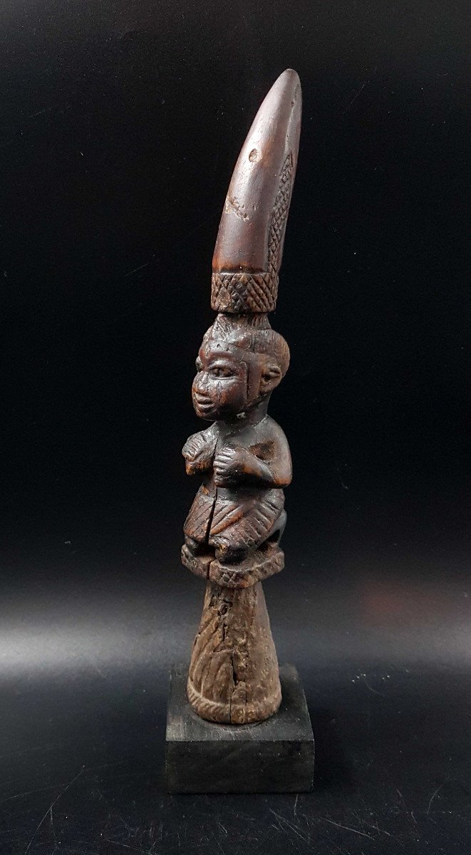 Hochet Divinatoire "iroke Ifa", Peuple Yorouba, Nigeria Ou Bénin-photo-2