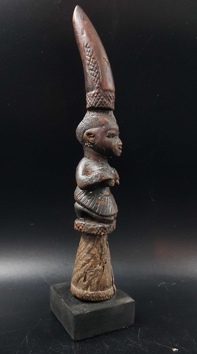 Hochet Divinatoire "iroke Ifa", Peuple Yorouba, Nigeria Ou Bénin-photo-4