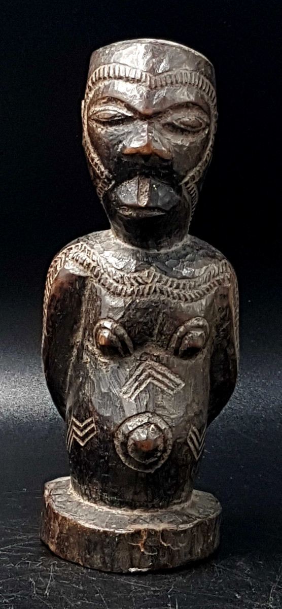 Figure de prisonnier, peuple Kuba, R.D.C.-photo-2