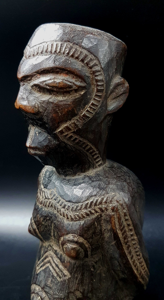 Figure de prisonnier, peuple Kuba, R.D.C.-photo-3