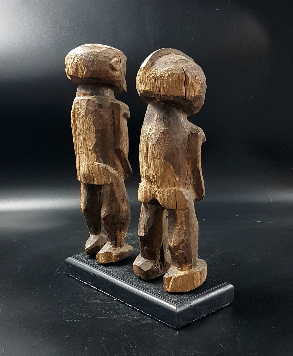 Paire de statues Bateba, Peuple Lobi, Burkina Faso-photo-4