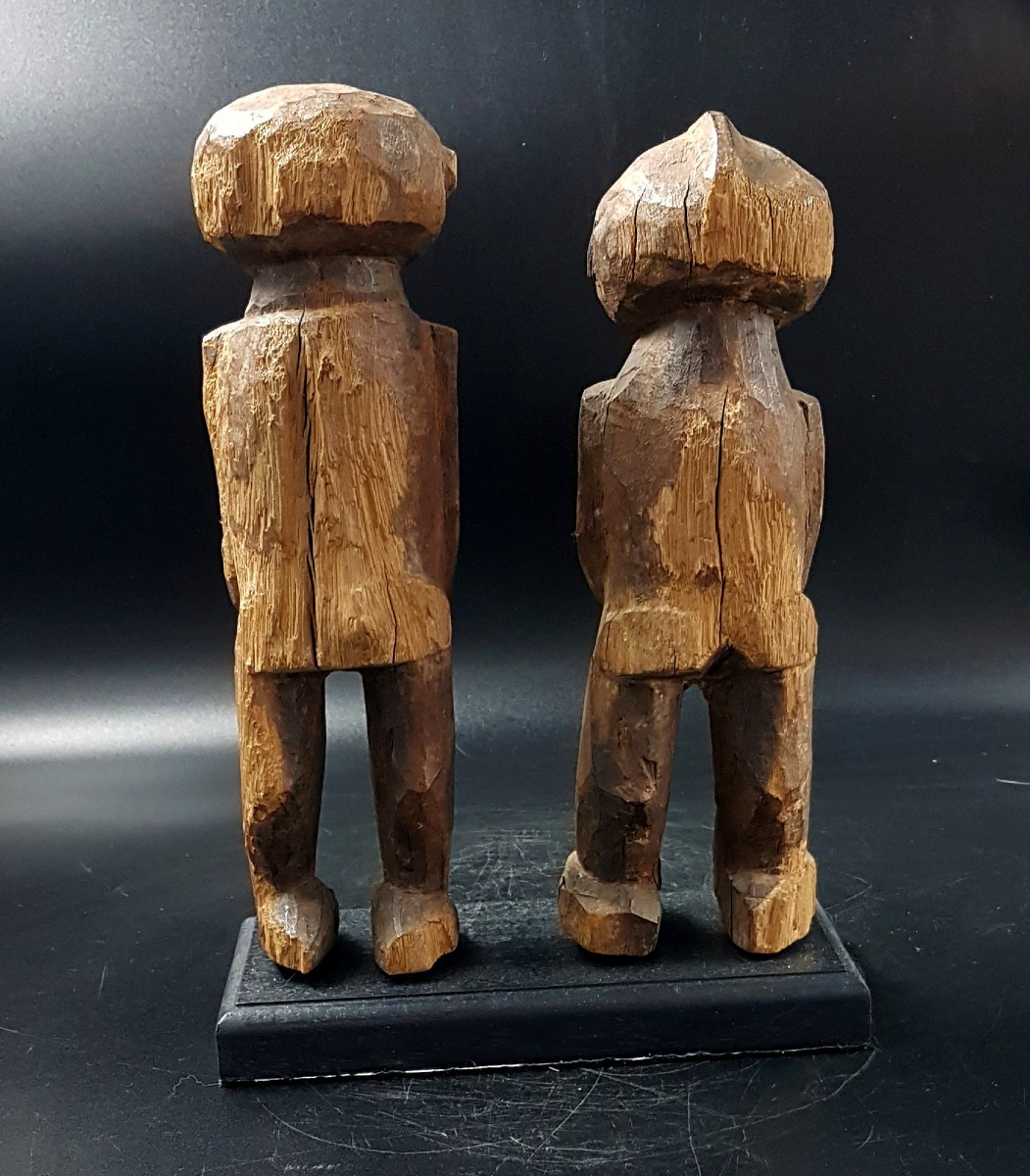 Paire de statues Bateba, Peuple Lobi, Burkina Faso-photo-1