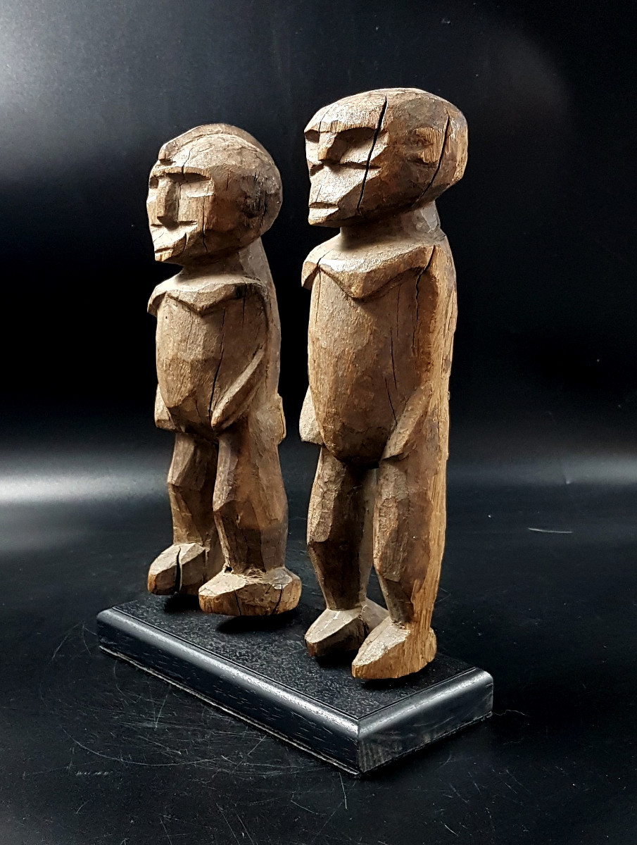 Paire de statues Bateba, Peuple Lobi, Burkina Faso-photo-3