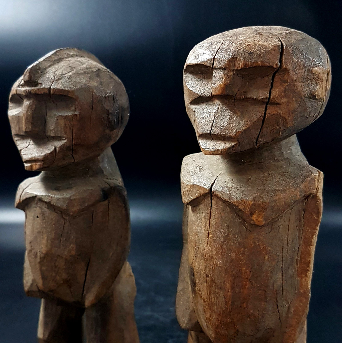 Paire de statues Bateba, Peuple Lobi, Burkina Faso-photo-4