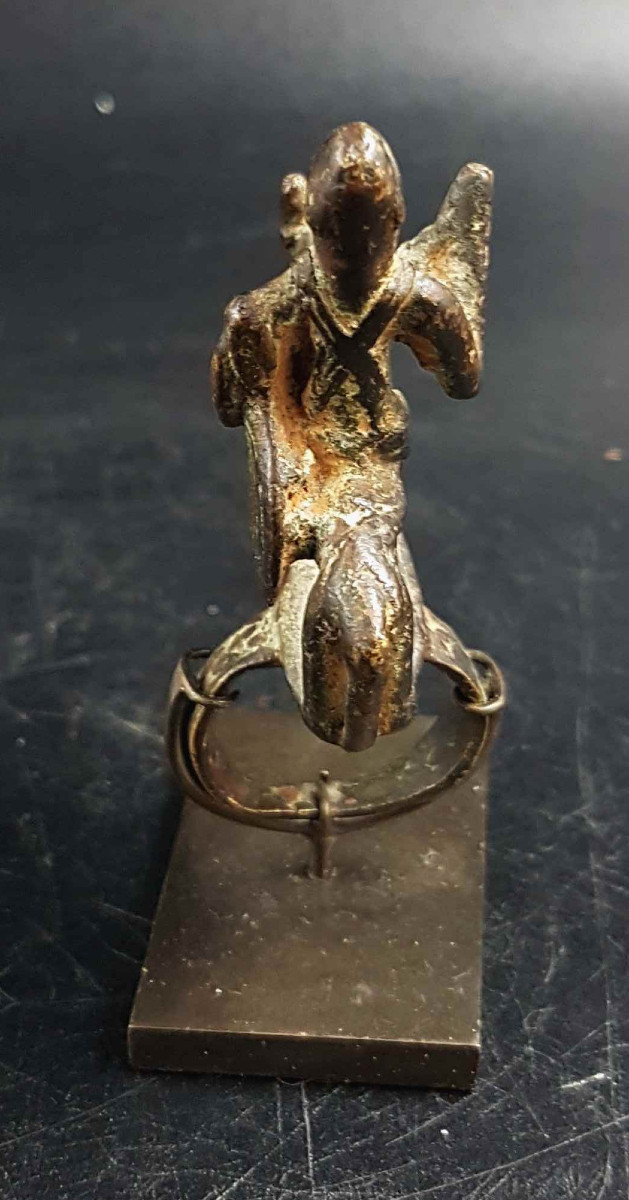 Bague avec figure équestre, peuple Dogon, Mali-photo-2