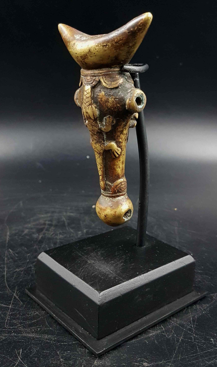 Sifflet pendentif, peuple Lobi, Burkina Faso-photo-2