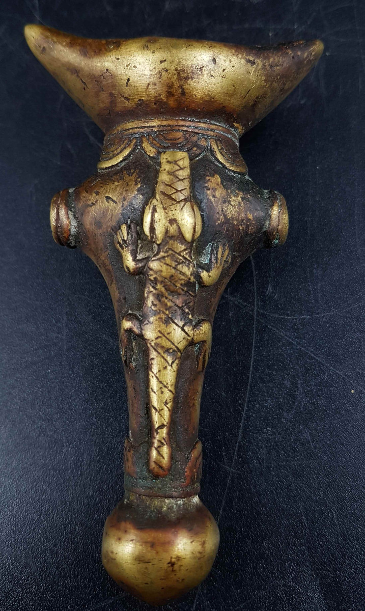 Sifflet pendentif, peuple Lobi, Burkina Faso-photo-5