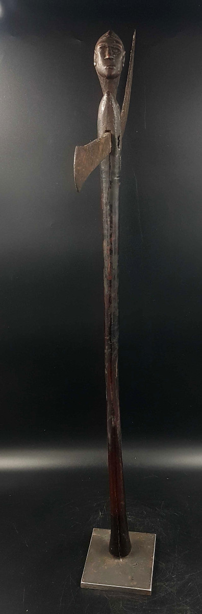  Hache cérémonielle, peuple LUGURU, Tanzanie-photo-3