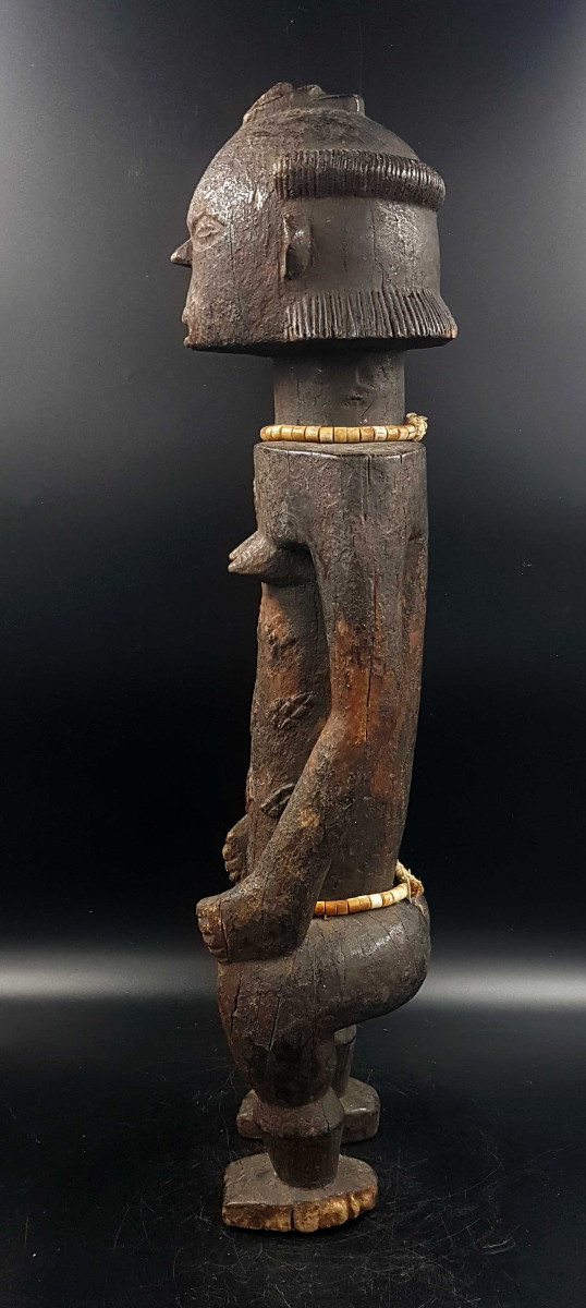 Statue cultuelle Luba-Shakandi, R.D.C-photo-4