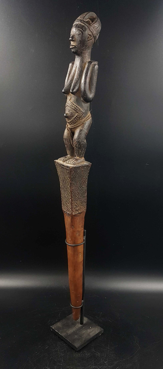 Sceptre d'autorité, peuple Luba-Tabwa, R.D.C.-photo-3