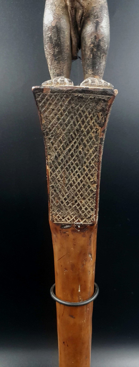 Sceptre d'autorité, peuple Luba-Tabwa, R.D.C.-photo-4