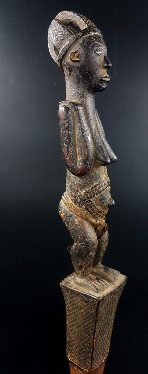 Sceptre d'autorité, peuple Luba-Tabwa, R.D.C.-photo-6