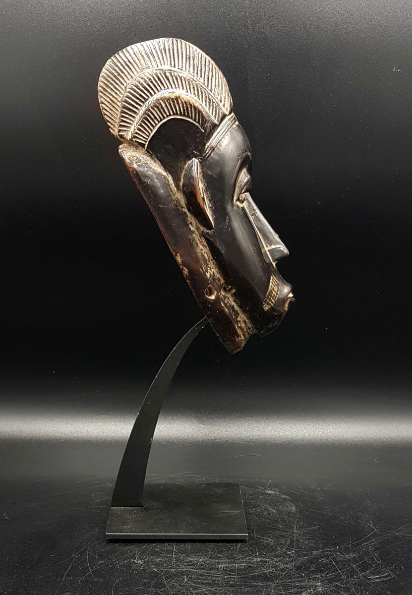 Masque portrait, peuple Baoulé, Côte d'Ivoire 01-photo-3