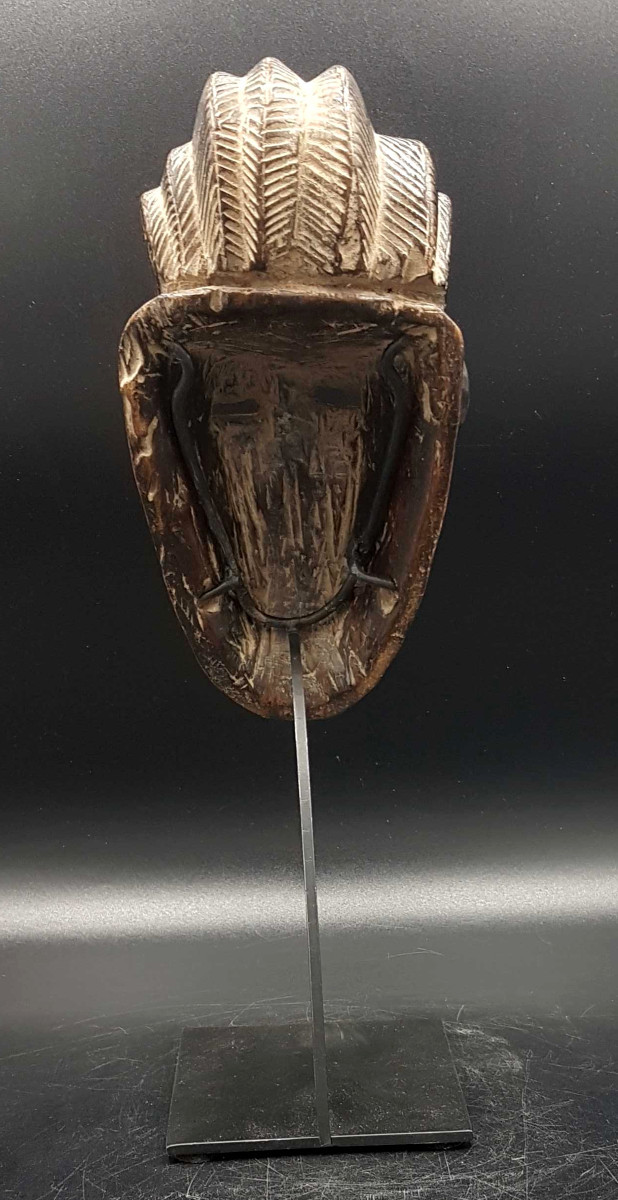 Masque portrait, peuple Baoulé, Côte d'Ivoire 01-photo-4