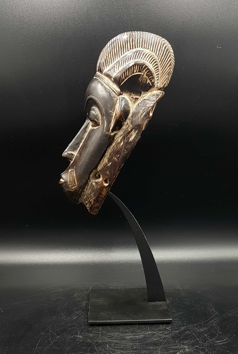 Masque portrait, peuple Baoulé, Côte d'Ivoire 01-photo-1