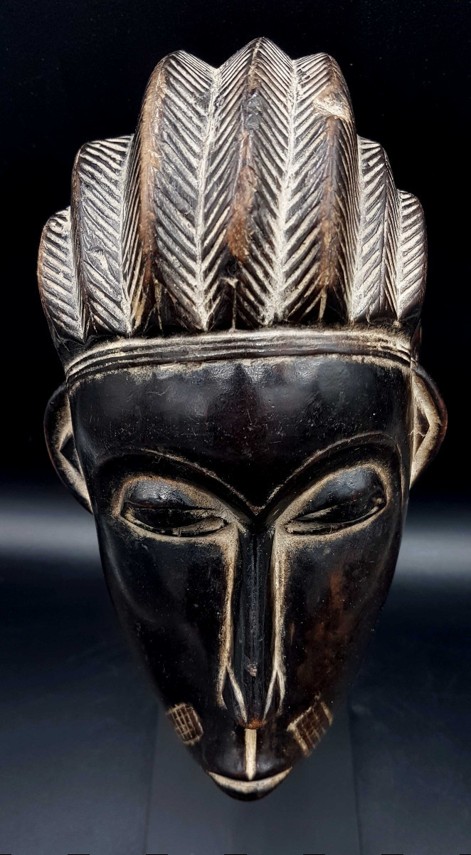 Masque portrait, peuple Baoulé, Côte d'Ivoire 01-photo-3