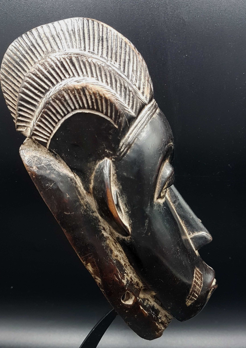 Masque portrait, peuple Baoulé, Côte d'Ivoire 01-photo-4