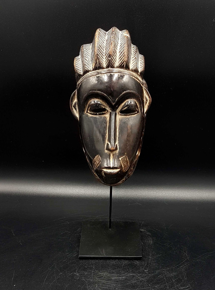 Masque portrait, peuple Baoulé, Côte d'Ivoire 01