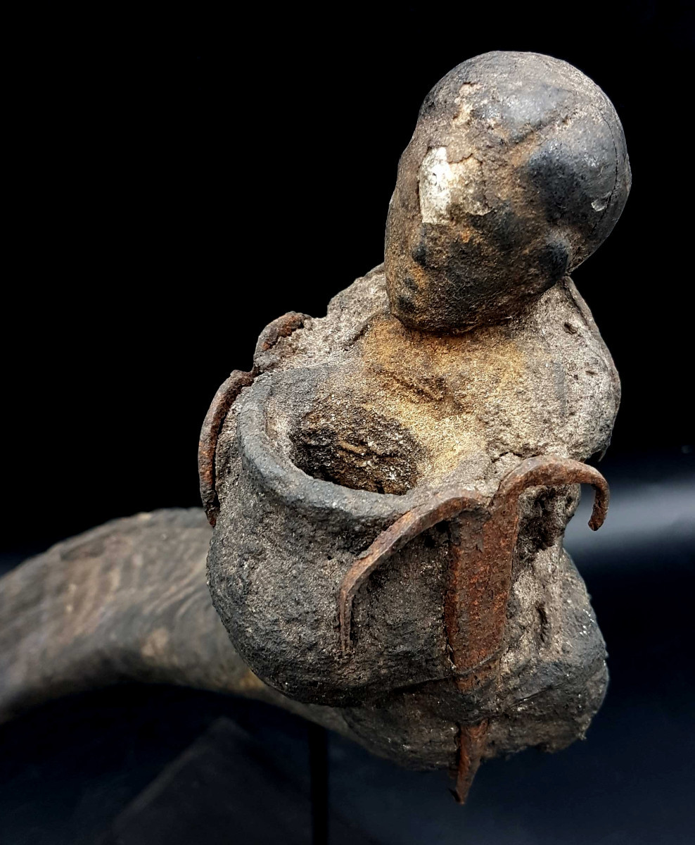 Fetish Horn, Voodoo Cult, Fon People, Benin-photo-3