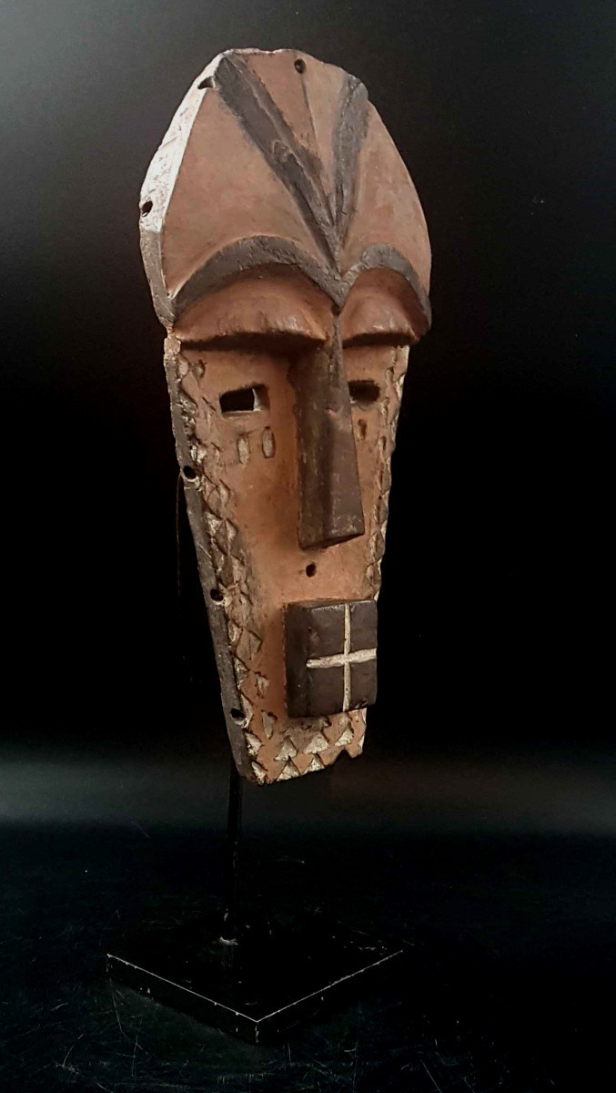 Masque plat, peuple Pende oriental, R.D .C.-photo-2