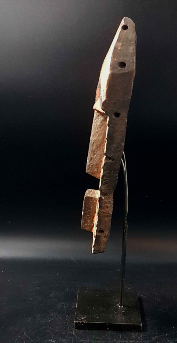 Masque plat, peuple Pende oriental, R.D .C.-photo-1