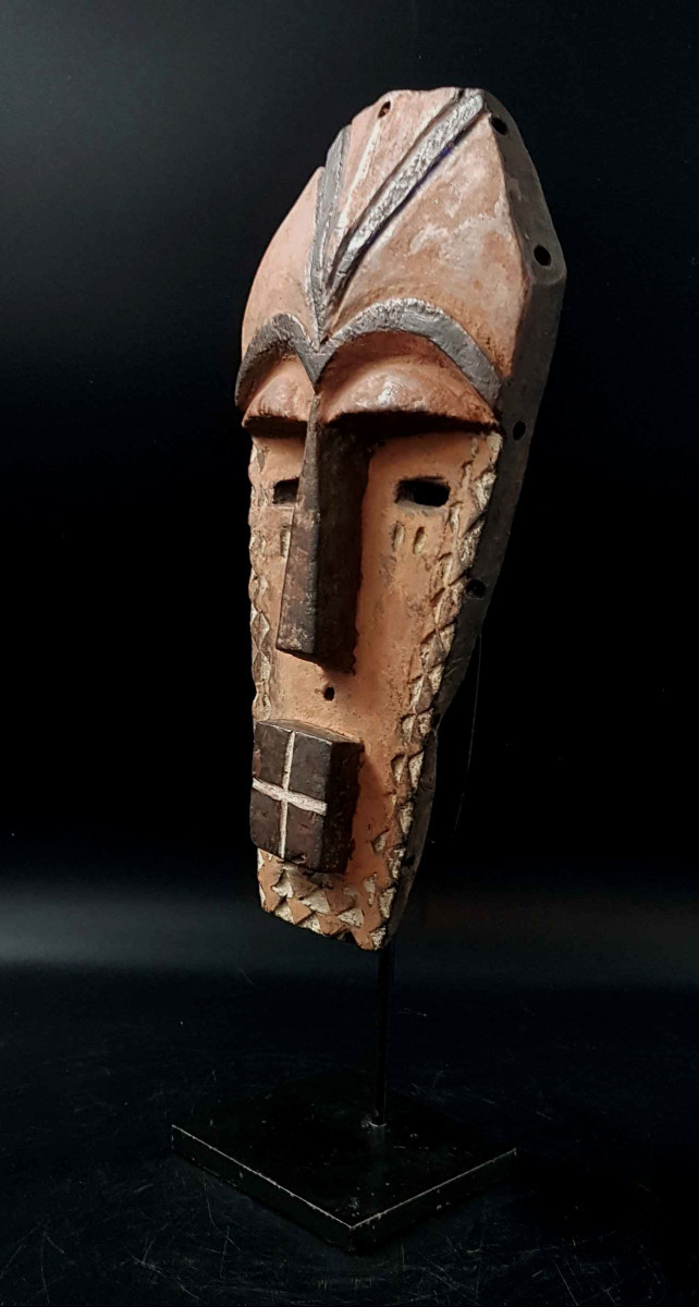 Masque plat, peuple Pende oriental, R.D .C.-photo-2