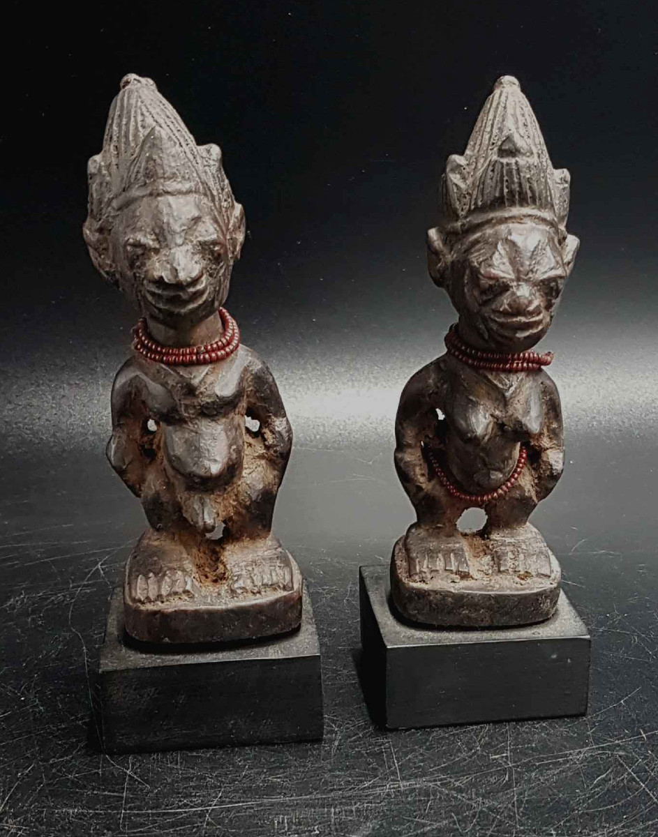 Pair Of Ibeji, Yoruba People, Nigeria-photo-2