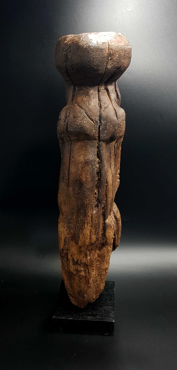 Poteau cultuel, peuple Kusu, R.D.C.-photo-3