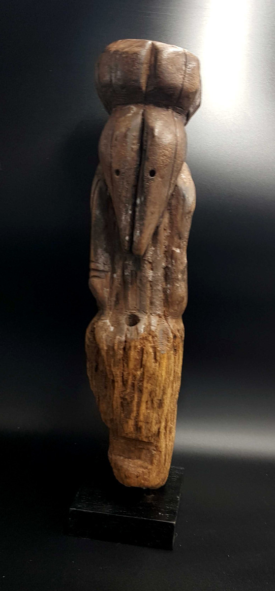Poteau cultuel, peuple Kusu, R.D.C.-photo-3