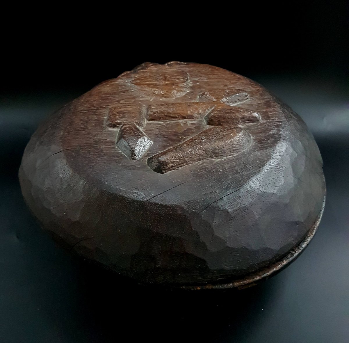 Boite à divination, peuple Owo, Nigeria-photo-2