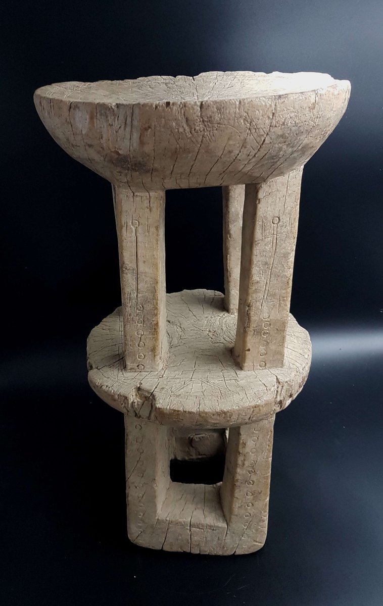 Tabouret, peuple Bobo, Burkina Faso-photo-2