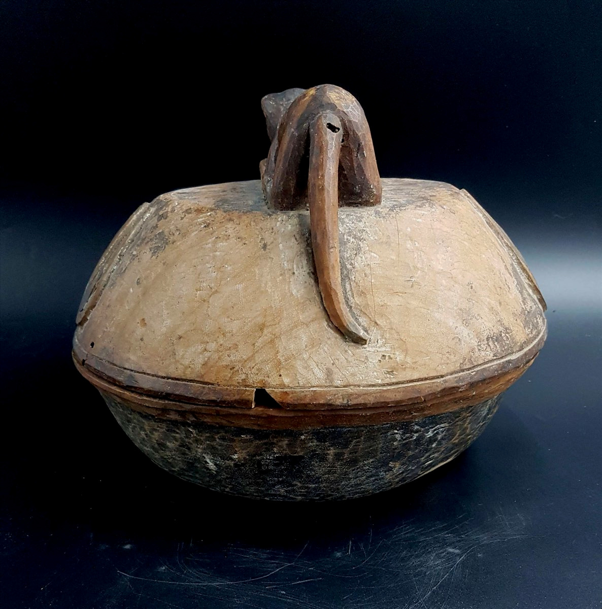 Boîte à Divination "opon Igede Ifa", Yoruba, Nigeria 02-photo-4