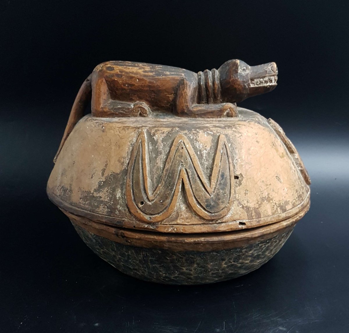Boîte à Divination "opon Igede Ifa", Yoruba, Nigeria 02-photo-1