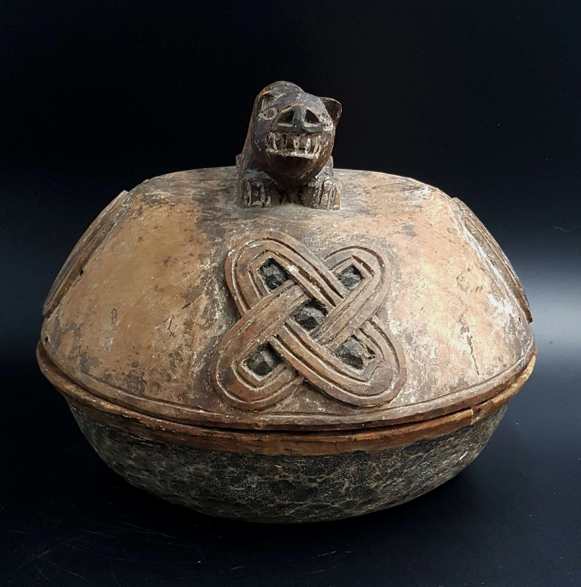 Boîte à Divination "opon Igede Ifa", Yoruba, Nigeria 02-photo-4