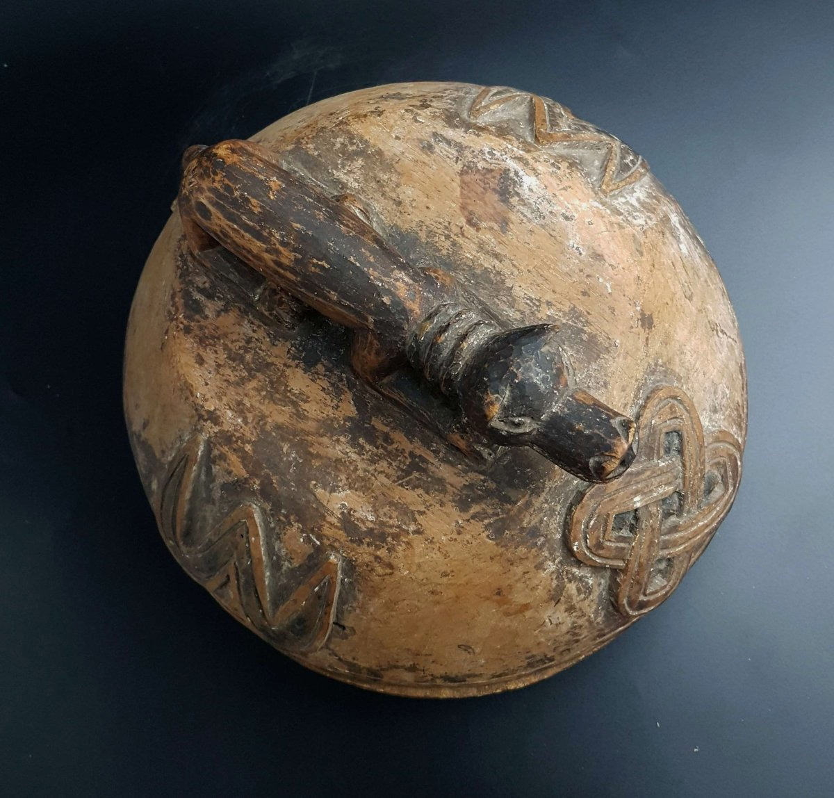 Boîte à Divination "opon Igede Ifa", Yoruba, Nigeria 02-photo-5