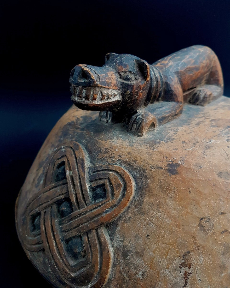 Boîte à Divination "opon Igede Ifa", Yoruba, Nigeria 02-photo-6